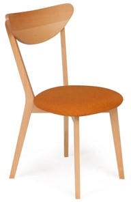 Кухонный стул MAXI (Макси), бук/ткань 86x48,5x54,5 Оранжевый/натуральный бук арт.19592 в Биробиджане