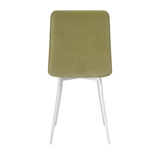 Обеденный стул Тахо, велюр тенерифе нефрит/Цвет металл белый в Биробиджане - изображение 3