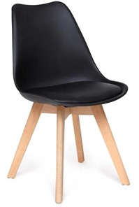 Обеденный стул TULIP (mod. 73) 48,5х52,5х83 черный арт.14210 в Биробиджане