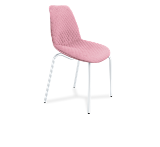 Обеденный стул SHT-ST29-С22 / SHT-S130 HD (розовый зефир/хром лак) в Биробиджане