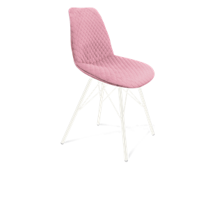 Обеденный стул SHT-ST29-С22 / SHT-S37 (розовый зефир/белый муар) в Биробиджане