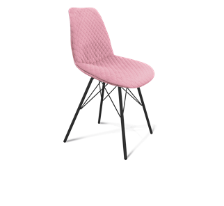 Обеденный стул SHT-ST29-С22 / SHT-S37 (розовый зефир/черный муар) в Биробиджане