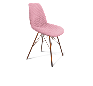 Обеденный стул SHT-ST29-С22 / SHT-S37 (розовый зефир/медный металлик) в Биробиджане