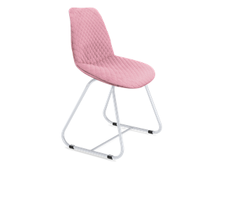 Обеденный стул SHT-ST29-С22 / SHT-S38 (розовый зефир/хром лак) в Биробиджане