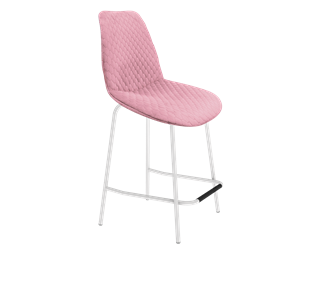 Полубарный стул SHT-ST29-С22 / SHT-S29P-1 (розовый зефир/белый муар) в Биробиджане