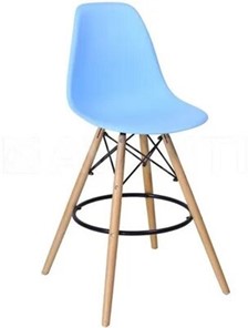 Барный стул DSL 110 Wood bar (голубой) в Биробиджане