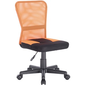 Кресло Brabix Smart MG-313 (без подлокотников, комбинированное, черное/оранжевое) 531844 в Биробиджане