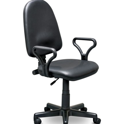 Кресло компьютерное Prestige GTPRN, кож/зам V4 в Биробиджане - изображение
