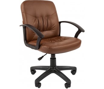Офисное кресло CHAIRMAN 651 ЭКО коричневое в Биробиджане