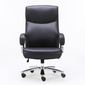 Кресло Brabix Total HD-006 (экокожа, хром, черное) 531933 в Биробиджане