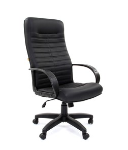 Кресло компьютерное CHAIRMAN 480 LT, экокожа, цвет черный в Биробиджане