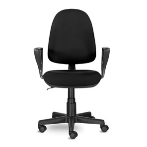 Офисное кресло Brabix Prestige Ergo MG-311 (регулируемая эргономичная спинка, ткань, черное) 531872 в Биробиджане