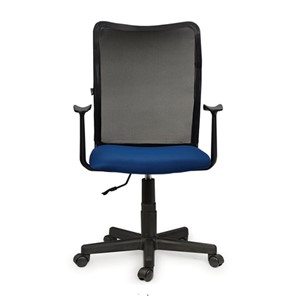 Кресло офисное Brabix Spring MG-307 (с подлокотниками, комбинированное синее/черное TW) в Биробиджане - предосмотр 2
