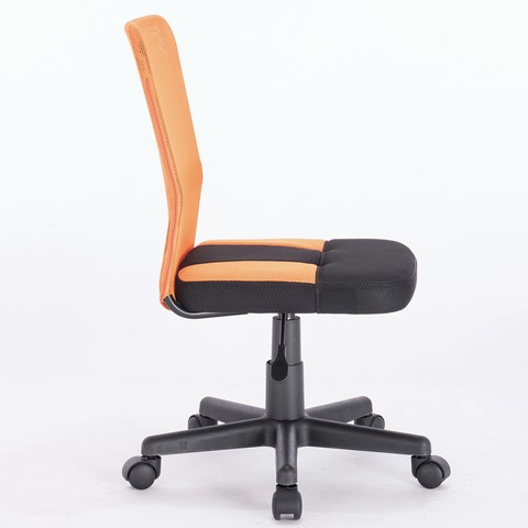 Кресло Brabix Smart MG-313 (без подлокотников, комбинированное, черное/оранжевое) 531844 в Биробиджане - изображение 2