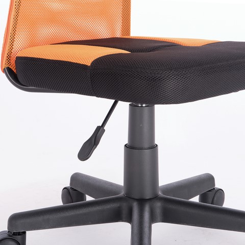 Кресло Brabix Smart MG-313 (без подлокотников, комбинированное, черное/оранжевое) 531844 в Биробиджане - изображение 7