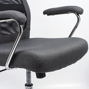Офисное кресло Brabix Flight EX-540 (хром, ткань, сетка, серое) 531848 в Биробиджане - предосмотр 7