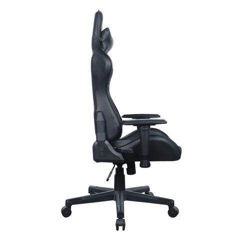 Кресло офисное Brabix GT Carbon GM-115 (две подушки, экокожа, черное) 531932 в Биробиджане - изображение 1
