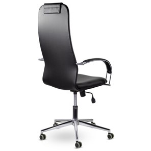 Кресло Brabix Premium Pilot EX-610 CH (хром, кожзам, черное) 532418 в Биробиджане - предосмотр 3