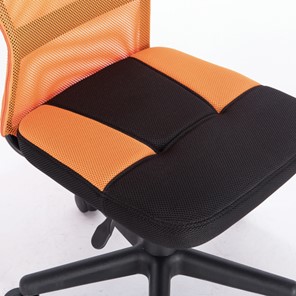 Кресло Brabix Smart MG-313 (без подлокотников, комбинированное, черное/оранжевое) 531844 в Биробиджане - предосмотр 6