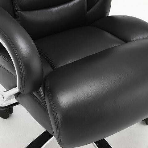 Кресло офисное Brabix Premium Pride HD-100 (натуральная кожа, черное) 531940 в Биробиджане - изображение 5