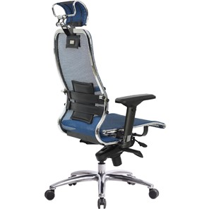 Кресло компьютерное Samurai S-3.04, синий в Биробиджане - предосмотр 3