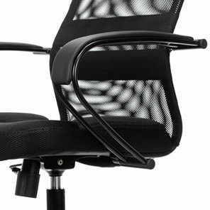 Компьютерное кресло Brabix Premium Stalker EX-608 PL (ткань-сетка/кожзам, черное) 532090 в Биробиджане - предосмотр 8