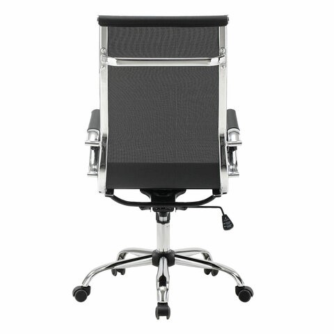 Офисное кресло Brabix Line EX-530 (хром, сетка, черное) 531846 в Биробиджане - изображение 3