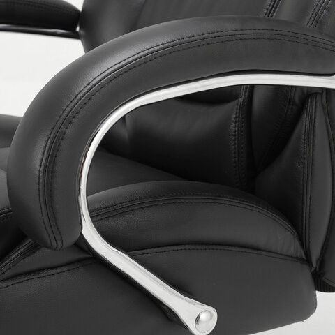 Кресло офисное Brabix Premium Pride HD-100 (натуральная кожа, черное) 531940 в Биробиджане - изображение 6