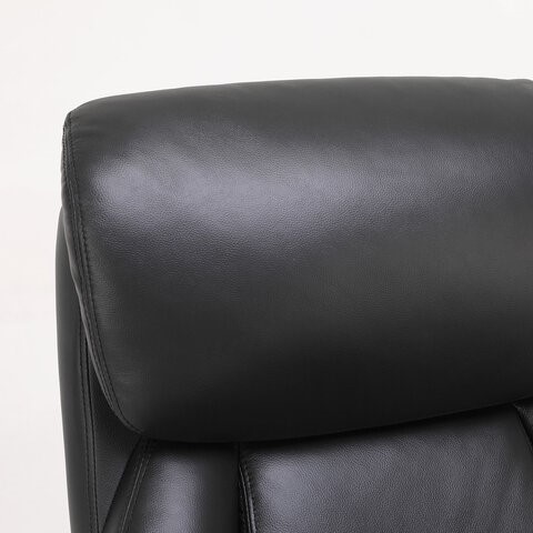 Кресло офисное Brabix Premium Pride HD-100 (натуральная кожа, черное) 531940 в Биробиджане - изображение 4