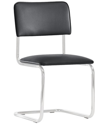 Офисный стул Sylwia chrome P100, кож/зам V4 в Биробиджане - изображение