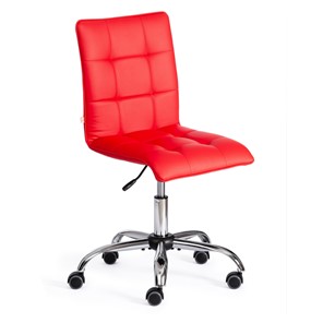 Кресло компьютерное ZERO кож/зам, красный, арт.12448 в Биробиджане