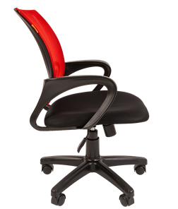 Компьютерное кресло CHAIRMAN 696 black Сетчатый акрил DW69 красный в Биробиджане - предосмотр 1
