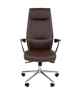 Офисное кресло CHAIRMAN Vista Экокожа премиум коричневая (vista) в Биробиджане - предосмотр 3