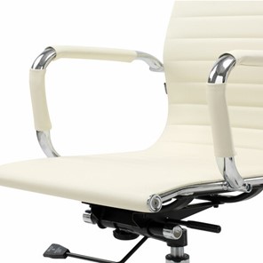 Офисное кресло BRABIX "Energy EX-509", экокожа, хром, бежевое, 531166 в Биробиджане - предосмотр 4