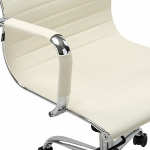 Офисное кресло BRABIX "Energy EX-509", экокожа, хром, бежевое, 531166 в Биробиджане - предосмотр 7