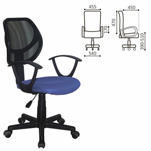 Офисное кресло Brabix Flip MG-305 (ткань TW, синее/черное) 531919 в Биробиджане - предосмотр 9
