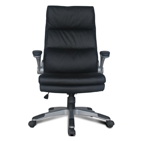 Офисное кресло BRABIX "Fregat EX-510", рециклированная кожа, черное, 530863 в Биробиджане - изображение 4