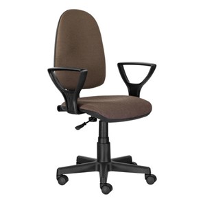 Офисное кресло Brabix Prestige Ergo MG-311 (регулируемая эргономичная спинка, ткань, коричневое) 531875 в Биробиджане