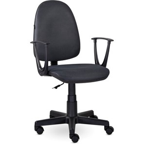 Кресло офисное Brabix Prestige Start MG-312 (эргономичная спинка, ткань, серое) 531923 в Биробиджане