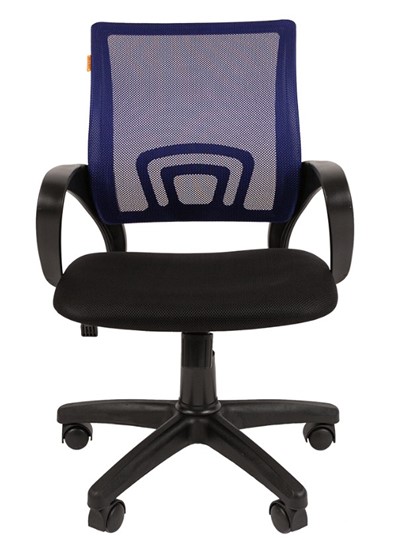 Офисное кресло CHAIRMAN 696 black Сетчатый акрил DW61 синий в Биробиджане - изображение 1