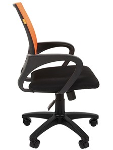 Офисное кресло CHAIRMAN 696 black Сетчатый акрил DW66 оранжевый в Биробиджане - предосмотр 5