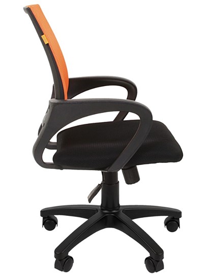 Офисное кресло CHAIRMAN 696 black Сетчатый акрил DW66 оранжевый в Биробиджане - изображение 5