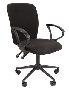 Кресло офисное CHAIRMAN 9801 BLACK, черное в Биробиджане