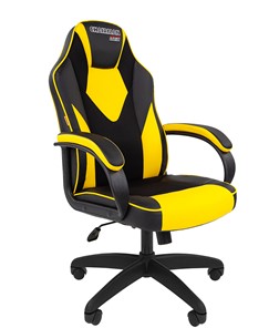Компьютерное кресло CHAIRMAN GAME 17, цвет черный /желтый в Биробиджане