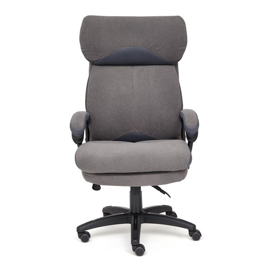 Компьютерное кресло DUKE флок/ткань, серый/серый, 29/TW-12 арт.14039 в Биробиджане - изображение 1