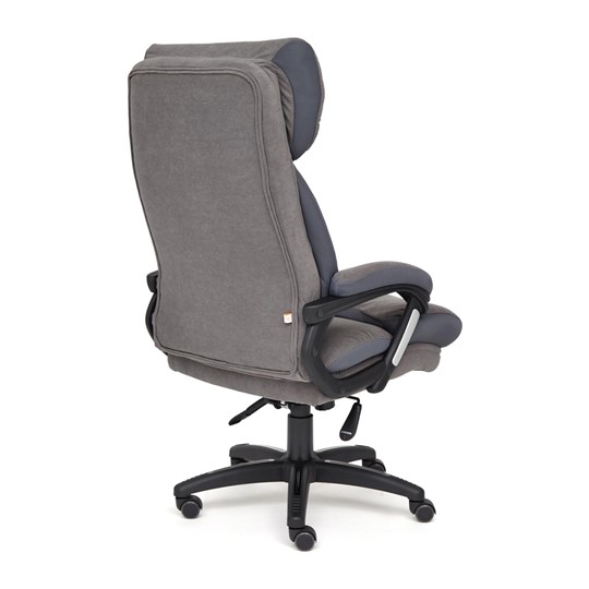 Компьютерное кресло DUKE флок/ткань, серый/серый, 29/TW-12 арт.14039 в Биробиджане - изображение 3