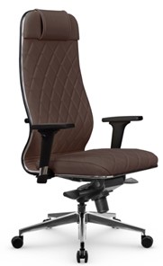 Офисное кресло Мetta L 1m 40M/2D Infinity Easy Clean (MPES) мультиблок, нижняя часть 17839 темно-коричневый в Биробиджане