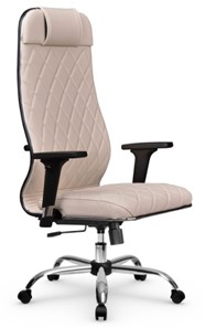 Офисное кресло Мetta L 1m 40M/2D Infinity Easy Clean (MPES) топган, нижняя часть 17833 светло-бежевый в Биробиджане