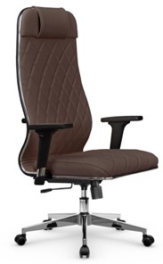 Офисное кресло Мetta L 1m 40M/2D Infinity Easy Clean (MPES) топган, нижняя часть 17834 темно-коричневый в Биробиджане