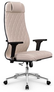 Офисное кресло Мetta L 1m 40M/2D Infinity Easy Clean (MPES) топган OMS, нижняя часть 17853 светло-бежевый в Биробиджане